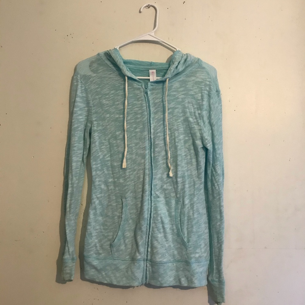 No boundaries thin light blue jacket size: S (3-5)